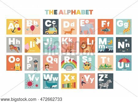 Abc Alphabet Vector & Photo (Free Trial) | Bigstock