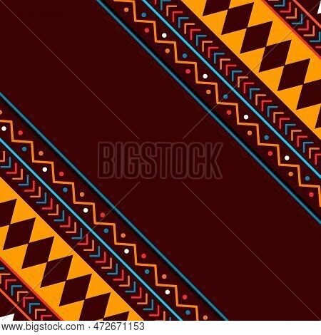 Traditional Repeated Hand Draw Flok Background Pattern