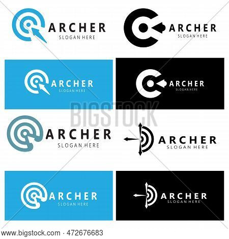 Arrow Logo Template Illustration,for Arrow Logo,goal,target,business,finance,motivation,vector