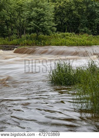 Prairie Creek Is Swelled After A Twenty Year Rain, Prairie Creek Unit, Desplaines River State Fish &