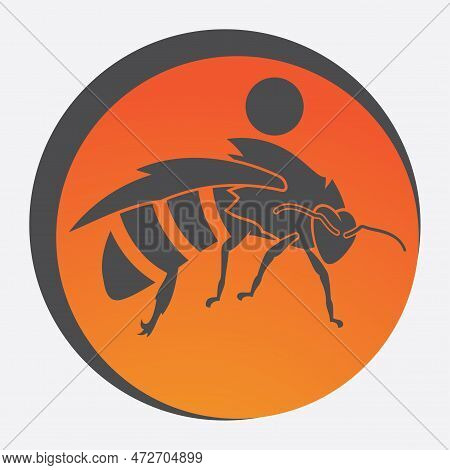 Bee Logo Illustrations Design Icon