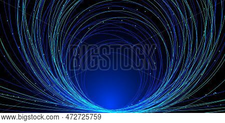 Technological Background, Neural Networks, Big Data, Artificial Intelligence. The Contact Of Chaotic