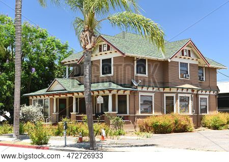 Santa Ana, California - 4 Jul 2022: The Law Office Of Robison D. Harley, Jr. In A Restored Historic 