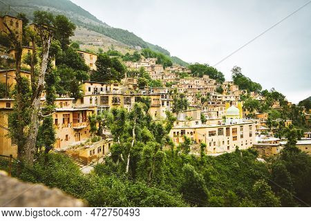 Masuleh, Iran - 10th June, 2022: Houses In Traditional Village Of Masuleh In Gilan Province
