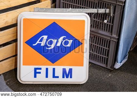 Bordeaux , Aquitaine  France - 03 10 2023 : Agfa Film Brand Text And Logo Sign Photo Photography Sto