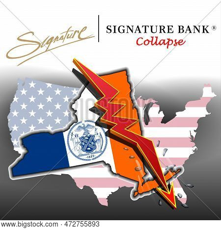 Signature Bank - Concept: Who Is Next After The Demise Of The Silicon Valley Bank, Signature Bank An