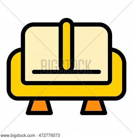 Lounge Rest Sofa Icon. Outline Lounge Rest Sofa Vector Icon For Web Design Isolated On White Backgro