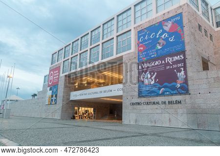 Lisbon, Portugal - December 4, 2022: Belem Cultural Center.