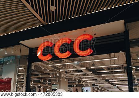Sibiu, Romania - May, 2 2022: Ccc Shoes And Bags Store Front In Promenada Mall, One Of The Biggest S