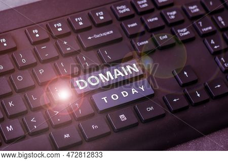 Conceptual Display Domain. Concept Meaning Distinct Subset Of Internet With Addresses Sharing Common