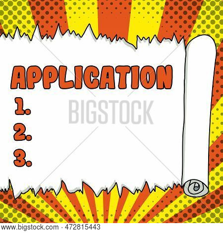Writing Displaying Text Application. Business Idea An Order For Something Formal And Usually Written