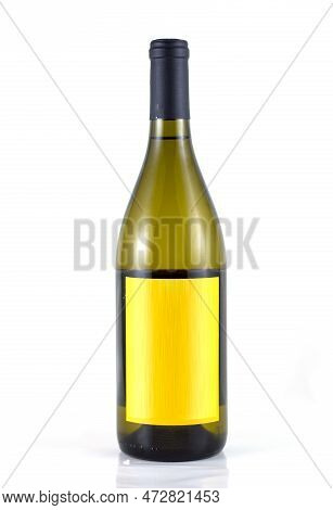 Blank White Bottle With A Blank Label