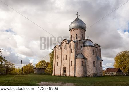 Saviour Church On Nereditsa Hill Near Novgorod, Russia