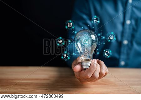 Ai. Digital Transformation Technology Strategy Intelligence Internet Of Business. Transformation Of 