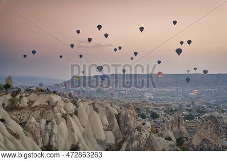 Photo Of The Ballons On The Sunrise Of Capadoccia