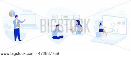 It Education Concept, Information Technology Courses, Web Development Tutorials, Online It Training,