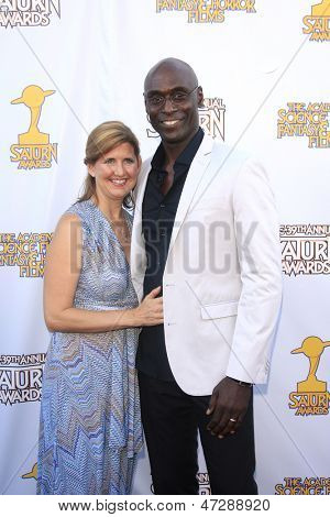 BURBANK - 26 JUN: Lance Reddick presso la 39a annuale Saturn Awards tenutasi a naufraghi su 26 giugno 2013 