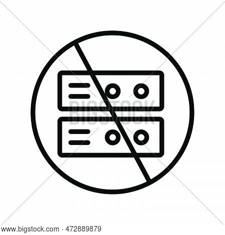 Serverless Architecture Icon Vector Illustration On White Background..eps