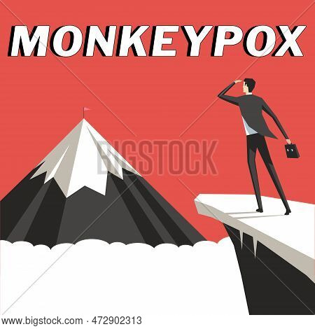 Writing Displaying Text Monkeypox. Concept Meaning Poxvirus Of Africa Caused By Chiefly In Wild Rode