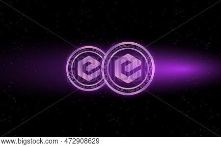 Abstract Futuristic Technology Background. Hud Circle Element. Hi-tech Communication Concept.