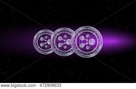 Abstract Futuristic Technology Background. Hud Circle Element. Hi-tech Communication Concept.