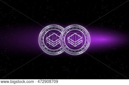 Abstract Futuristic Technology Background. Hud Circle Element. Hi-tech Communication Concept.