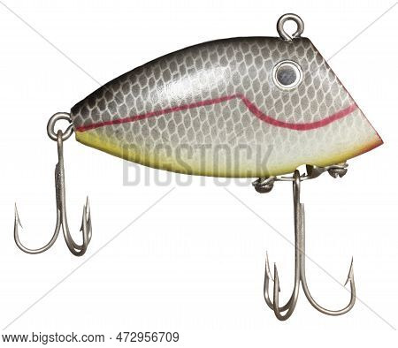Artificial Crankbait Fishing Lure With A Flat Face For Working Different Depth Water