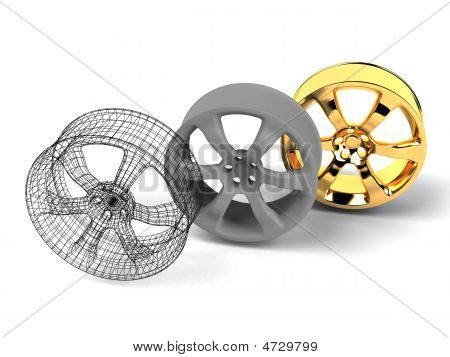 Virtual Representation About Modelling Of An Automobile Cast Disk