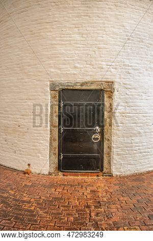 Key Biscane Point Lighthouse Near Miami, Florida In The United States
