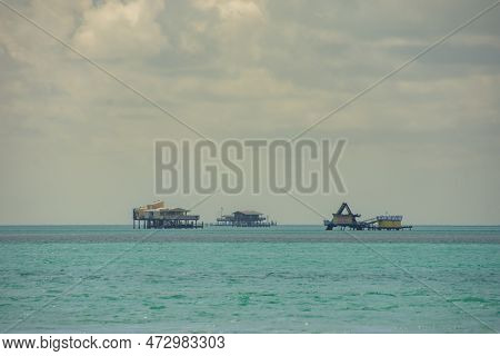 View Of Part Of Key Biscane Bay Near Miami Florida