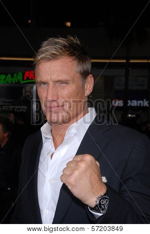 Dolph Lundgren at the premiere of 