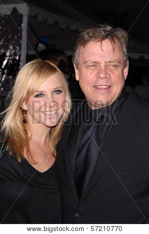 Chelsea Hamill, Mark Hamill at 