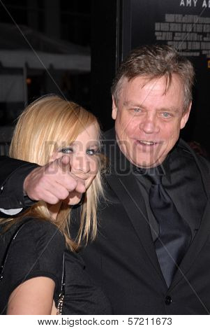 Chelsea Hamill, Mark Hamill at 