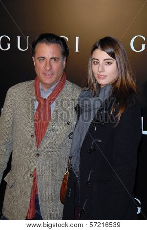 Andy Garcia and daughter at the premiere of 