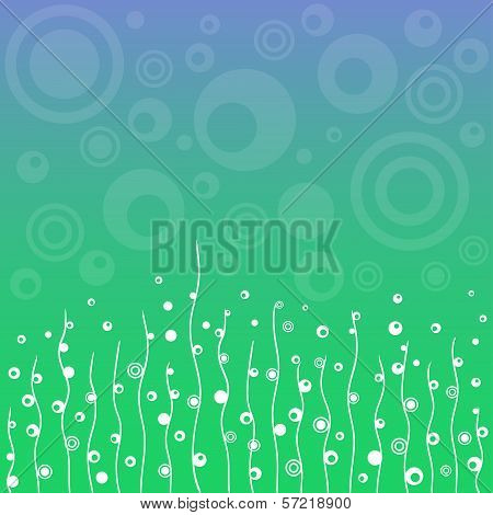 Abstract Floral Background