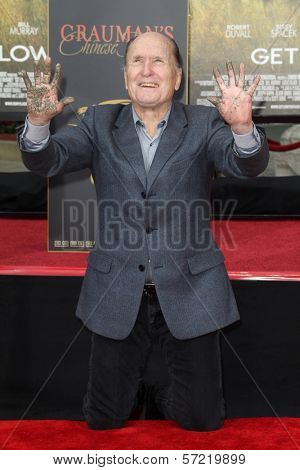 Robert Duvall at Robert Duvall's Hand and Footprint Ceremony to celebrate his 