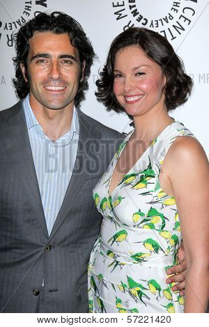 Dario Franchitti and wife Ashley Judd at the Paley Center for Media Premiere Screening and Panel for 