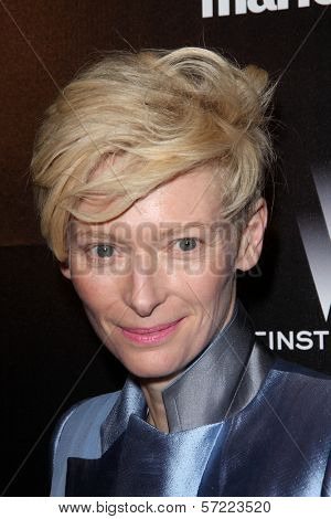 Tilda Swinton at the Weinstein Company's 2012 Golden Globe After Party, Beverly Hiltron Hotel, Beverly Hills, CA 01-15-12