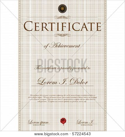 certificate template
