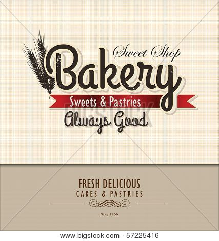 Bakery Retro Poster