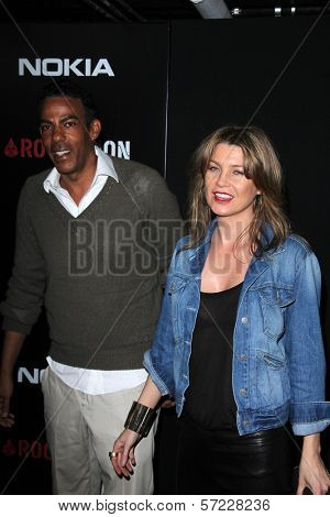Chris Ivery, Ellen Pompeo at the 2012 ROC Nation Pre- Grammy Brunch, Soho House, West Hollywood,CA 02-11-12