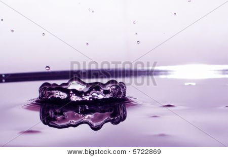 splashing water drop..