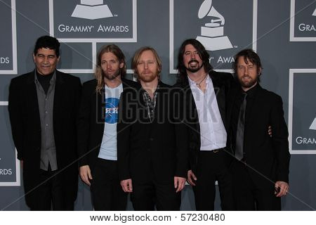 Foo Fighters at the 54th Annual Grammy Awards, Staples Center, Los Angeles, CA 02-12-12
