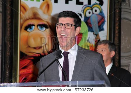 Rich Ross at the Muppets Star on the Hollywood Walk of Fame, Hollywood, CA 03-20-12
