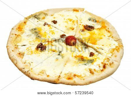 Italian Pizza Quatro Formaggi (four Cheese)
