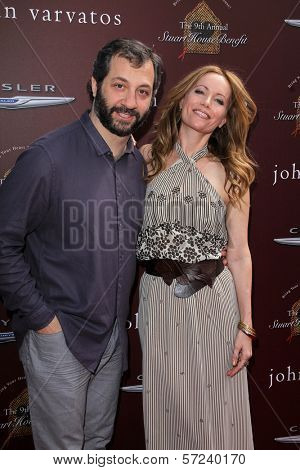 Judd Apatow, Leslie Mann at the John Varvatos 9th Annual Stuart House Benefit, John Varvatos Boutique, West Hollywood, CA 03-11-12