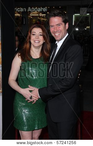 Alyson Hannigan, Alexis Denisof at the 