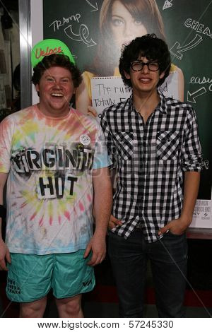 Matt Bennett and Zach Pearlman at the premiere of 