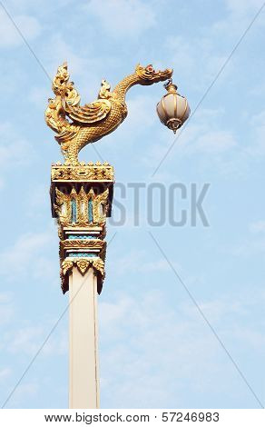 The Bird Lamp On High Pillar