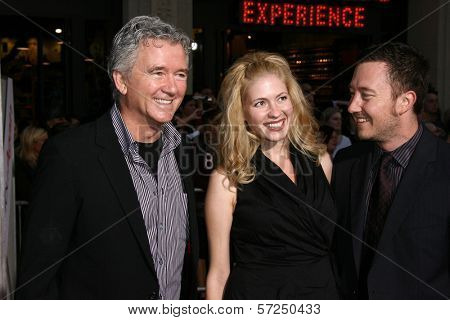 Patrick Duffy with Son and Daughter in law  at the 